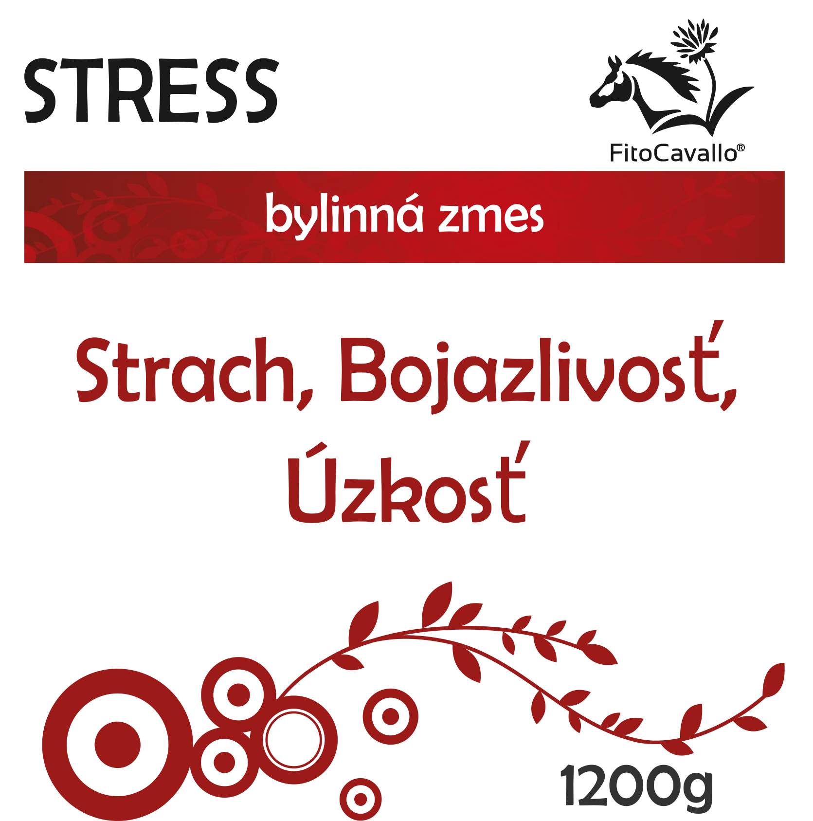 STRESS - Fito Cavallo bylinná zmes